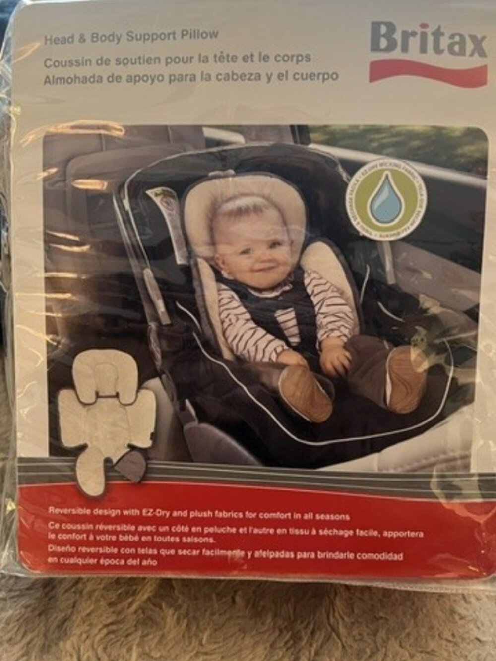 Britax Head and Body Support Pillow - NWT